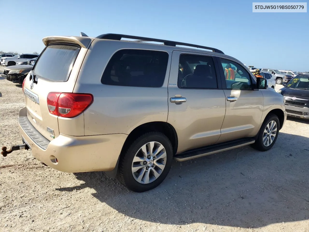 2011 Toyota Sequoia Limited VIN: 5TDJW5G19BS050779 Lot: 79106634