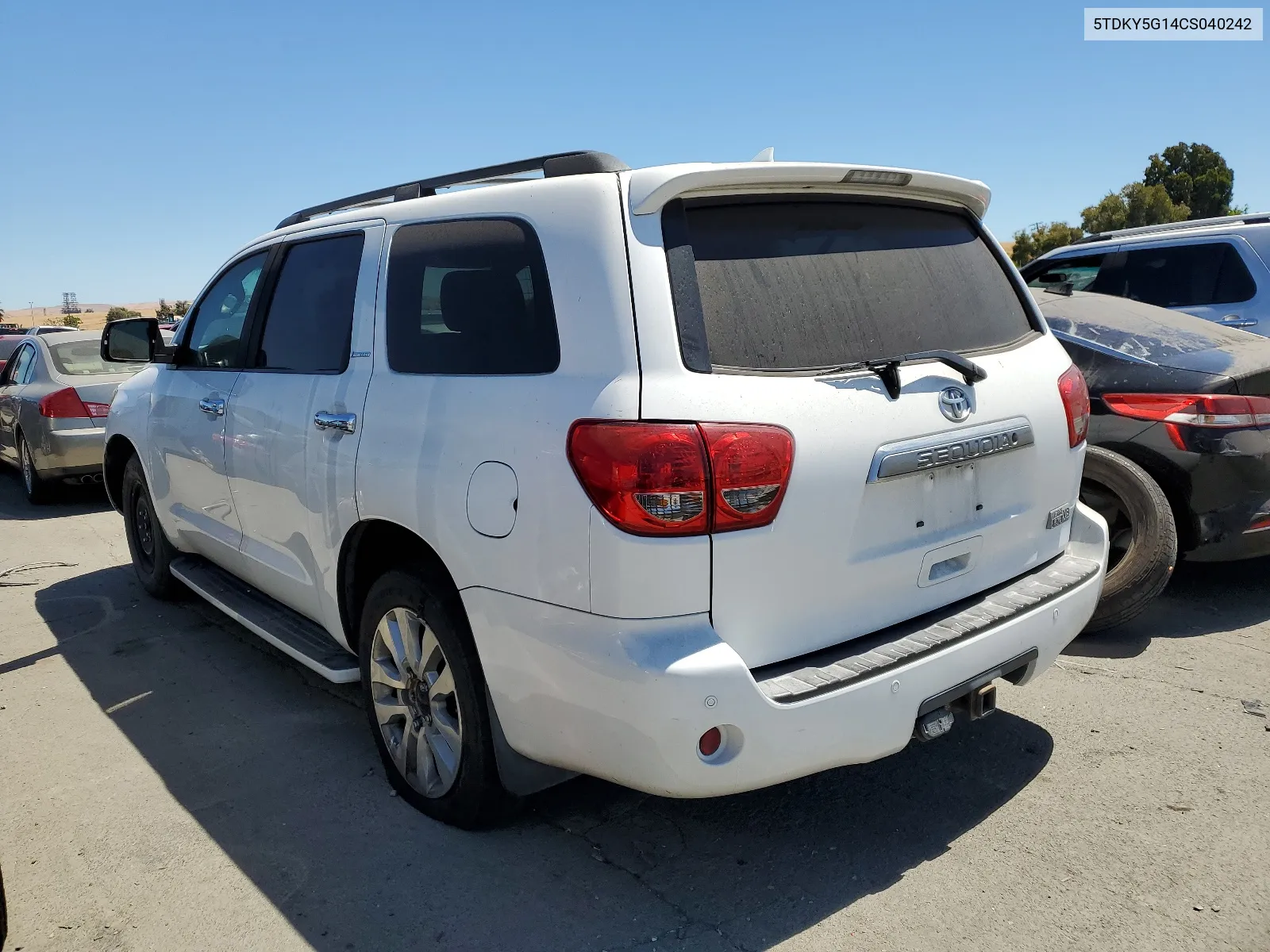 2012 Toyota Sequoia Limited VIN: 5TDKY5G14CS040242 Lot: 64059914