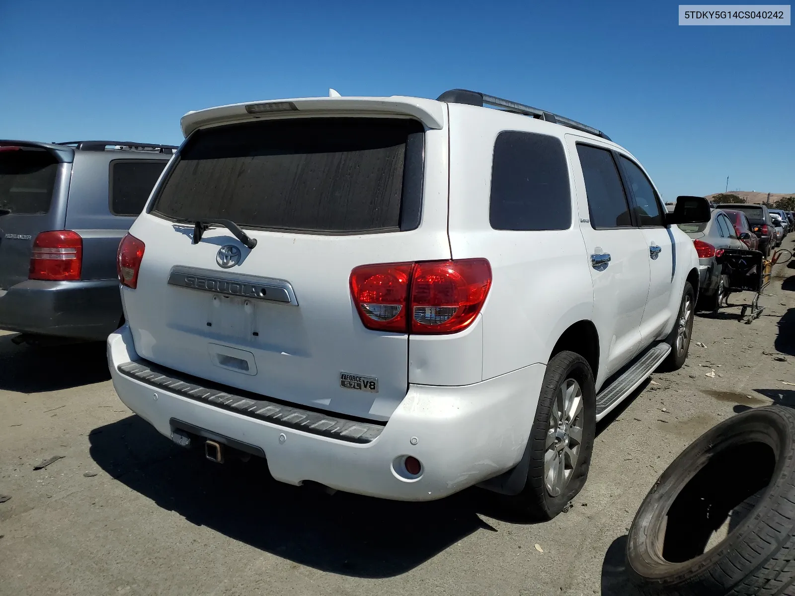 2012 Toyota Sequoia Limited VIN: 5TDKY5G14CS040242 Lot: 64059914