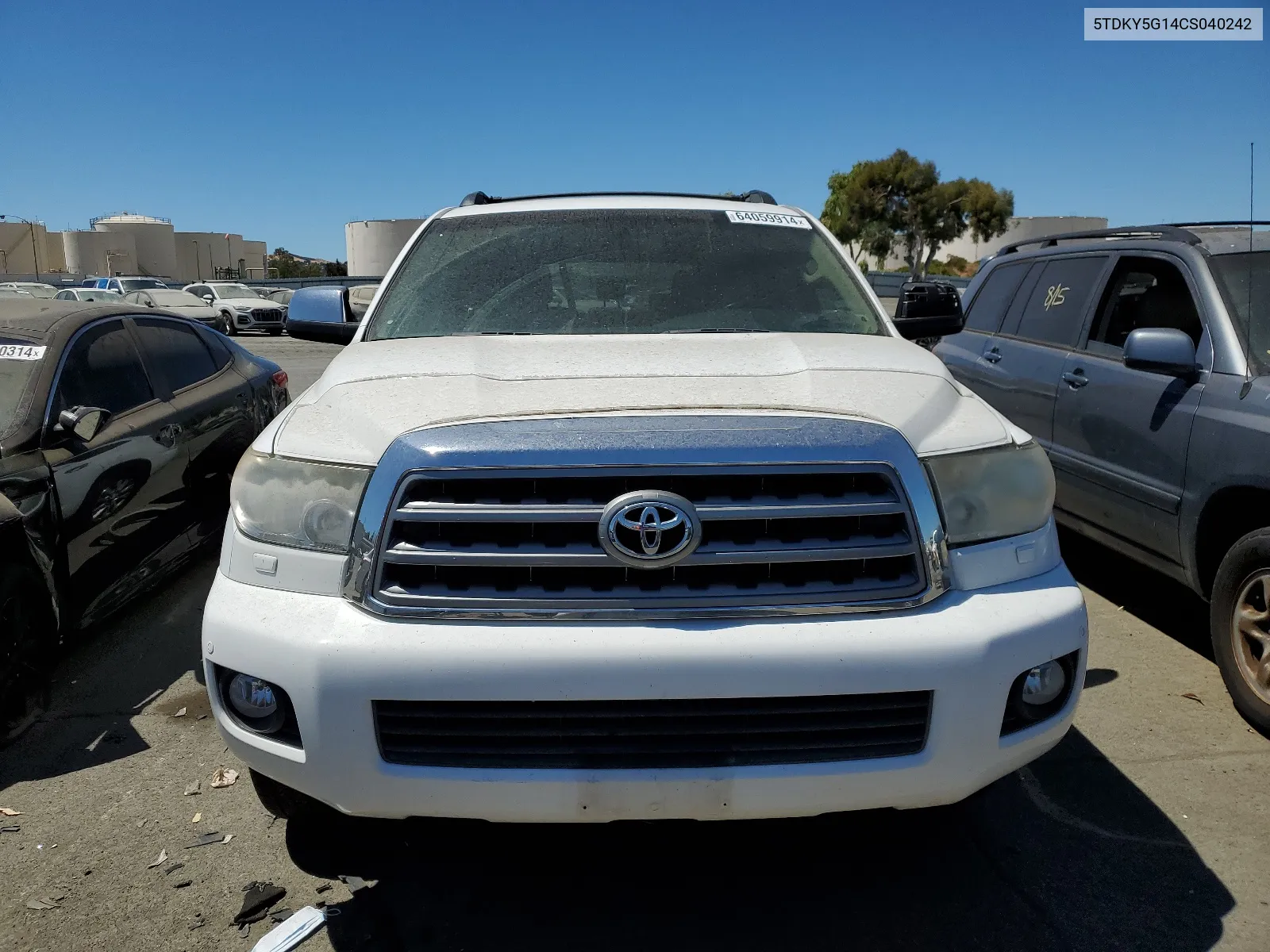 2012 Toyota Sequoia Limited VIN: 5TDKY5G14CS040242 Lot: 64059914