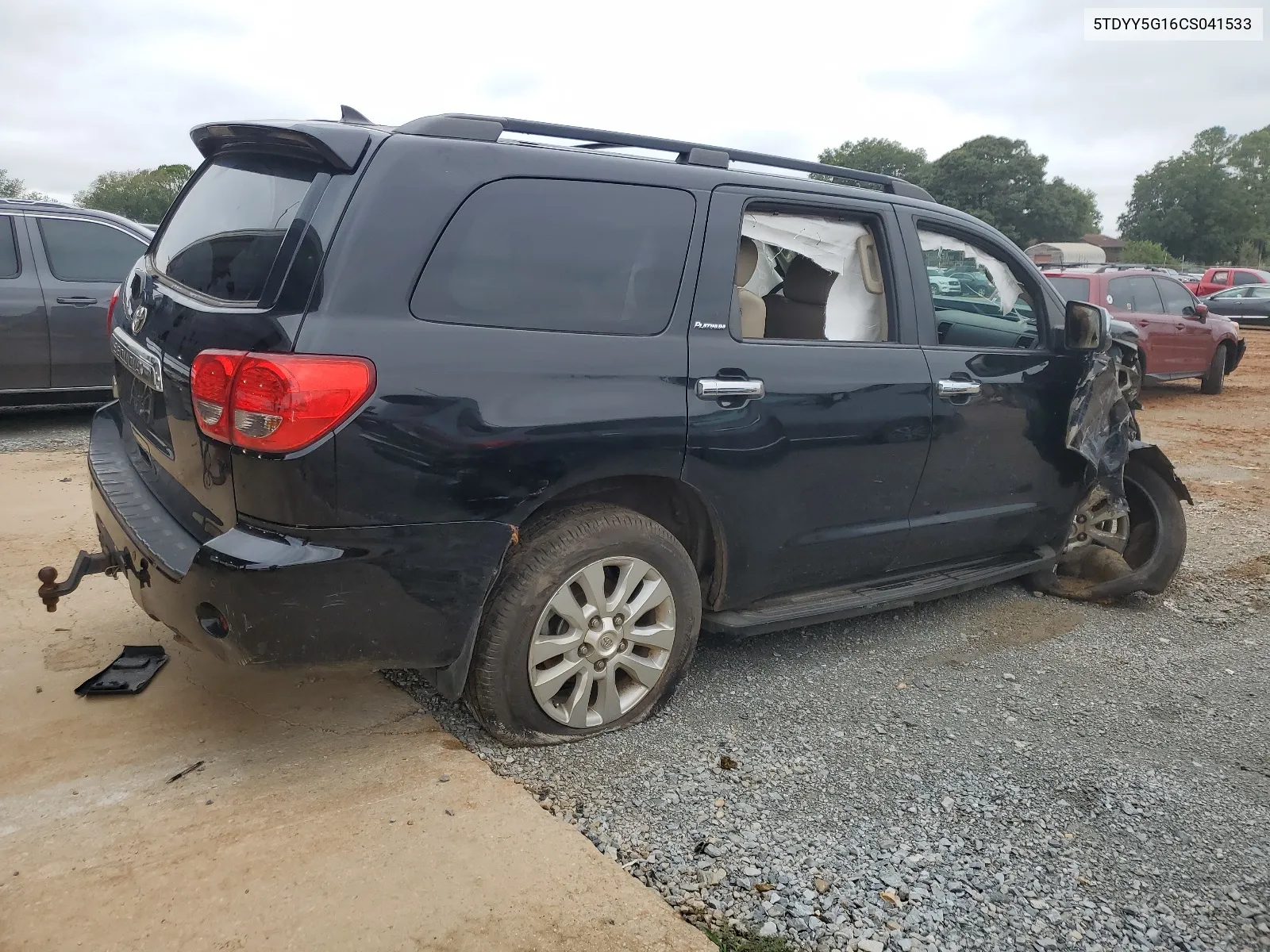 2012 Toyota Sequoia Platinum VIN: 5TDYY5G16CS041533 Lot: 64094234