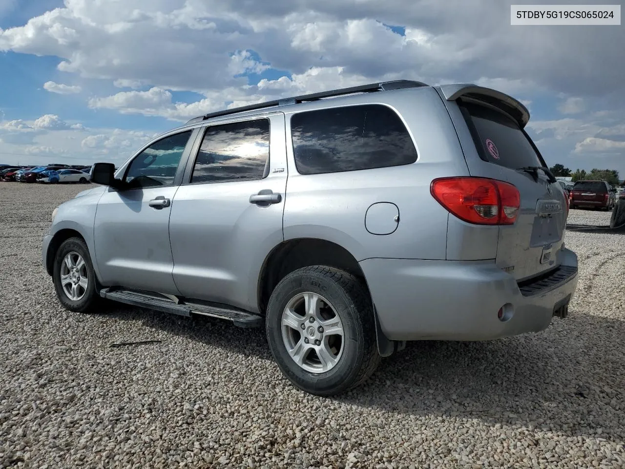 2012 Toyota Sequoia Sr5 VIN: 5TDBY5G19CS065024 Lot: 71607744