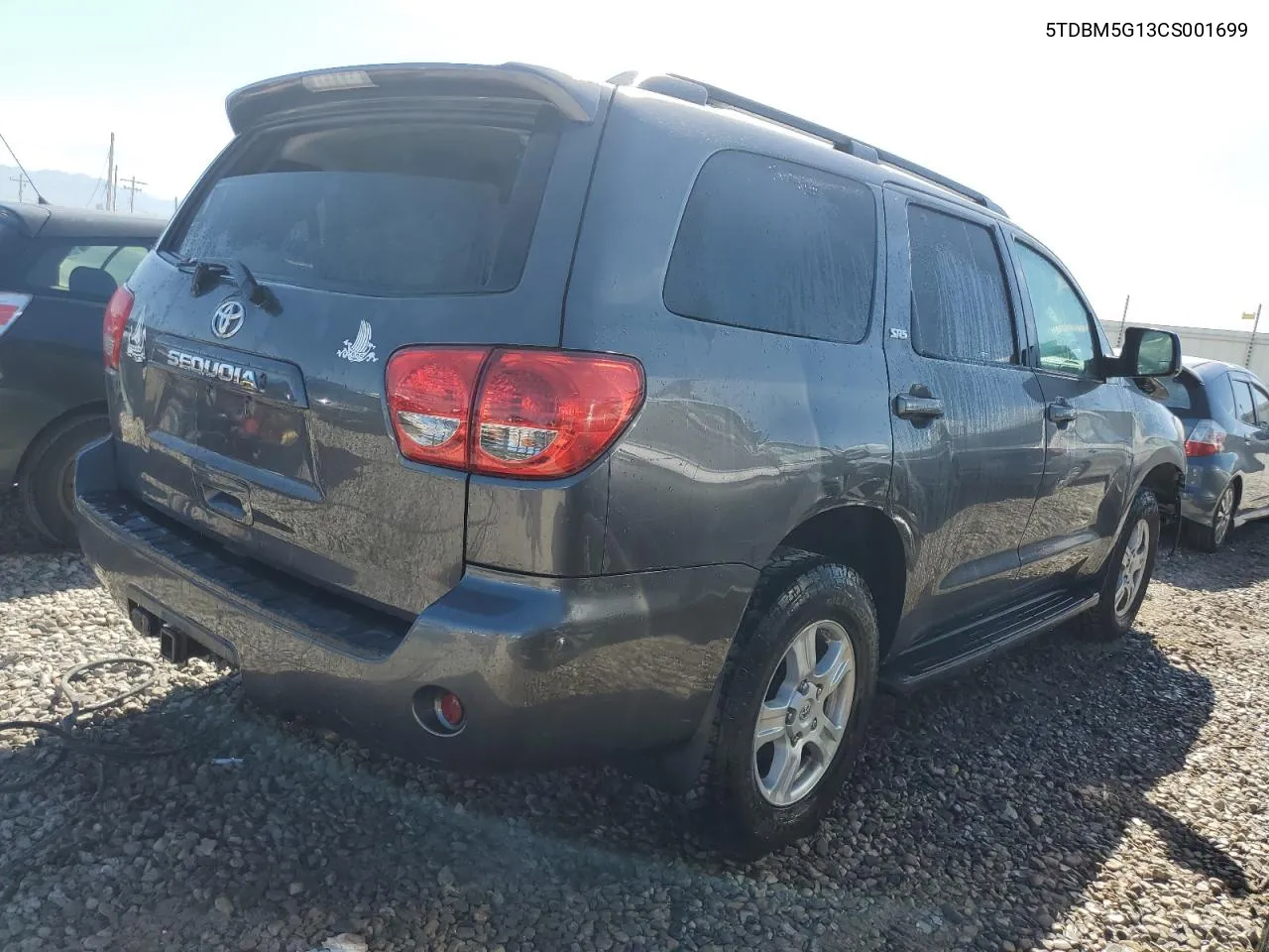 2012 Toyota Sequoia Sr5 VIN: 5TDBM5G13CS001699 Lot: 72070274