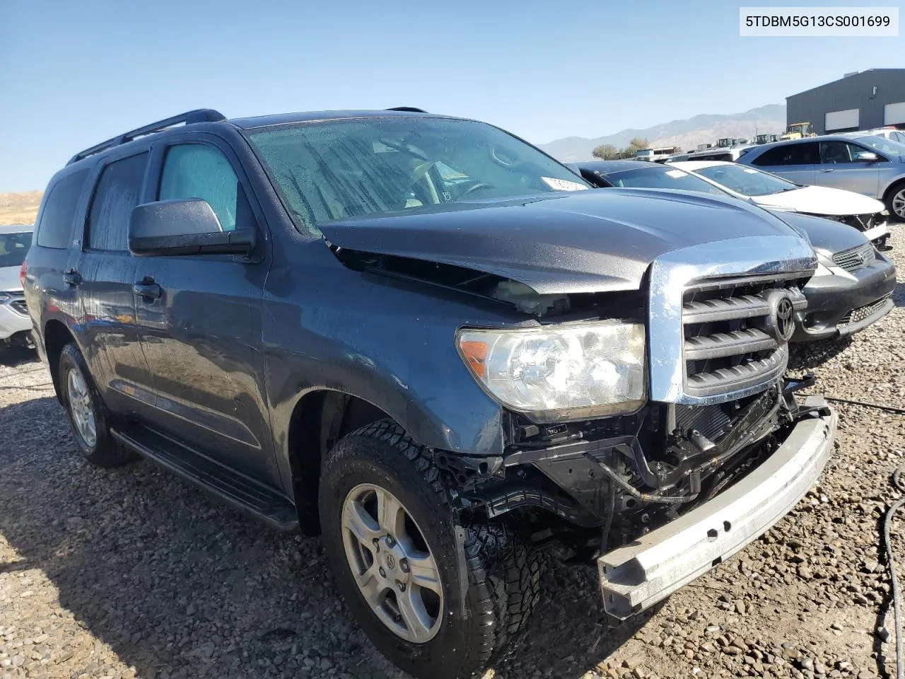 5TDBM5G13CS001699 2012 Toyota Sequoia Sr5