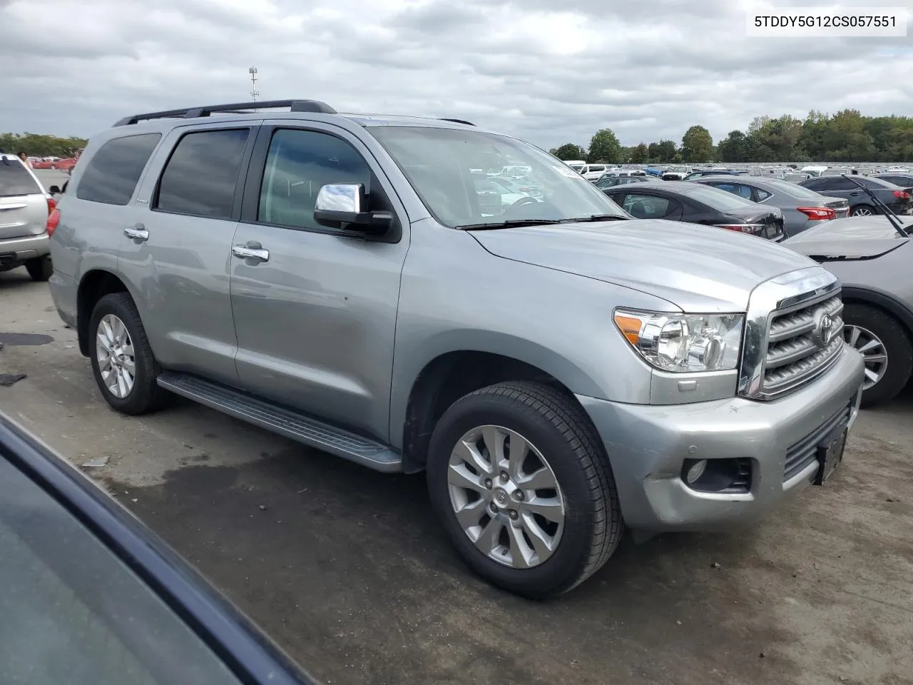 2012 Toyota Sequoia Platinum VIN: 5TDDY5G12CS057551 Lot: 72858524