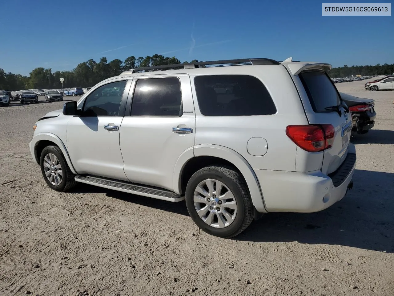 2012 Toyota Sequoia Platinum VIN: 5TDDW5G16CS069613 Lot: 76030774