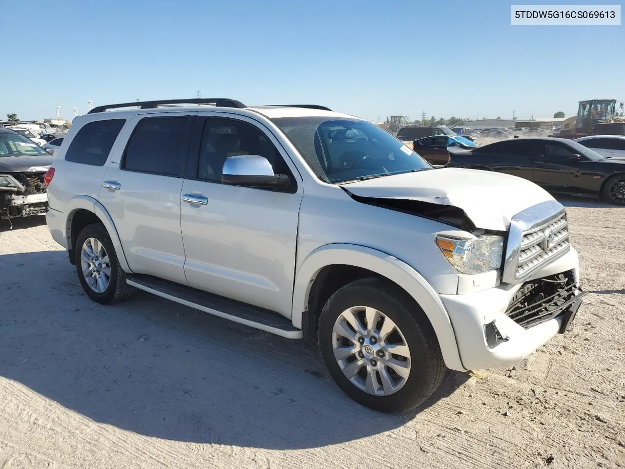 2012 Toyota Sequoia Platinum VIN: 5TDDW5G16CS069613 Lot: 76030774