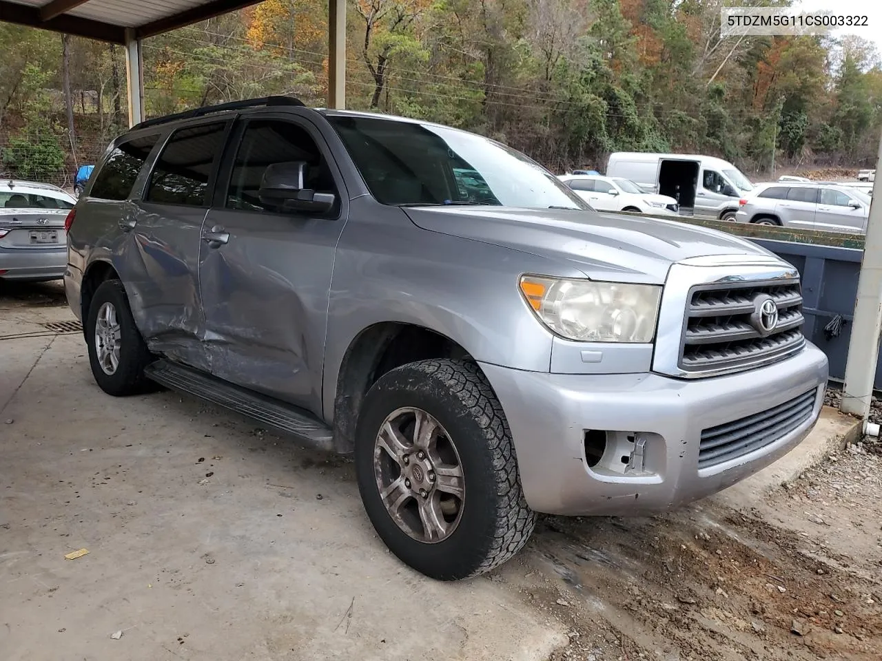 2012 Toyota Sequoia Sr5 VIN: 5TDZM5G11CS003322 Lot: 78951904