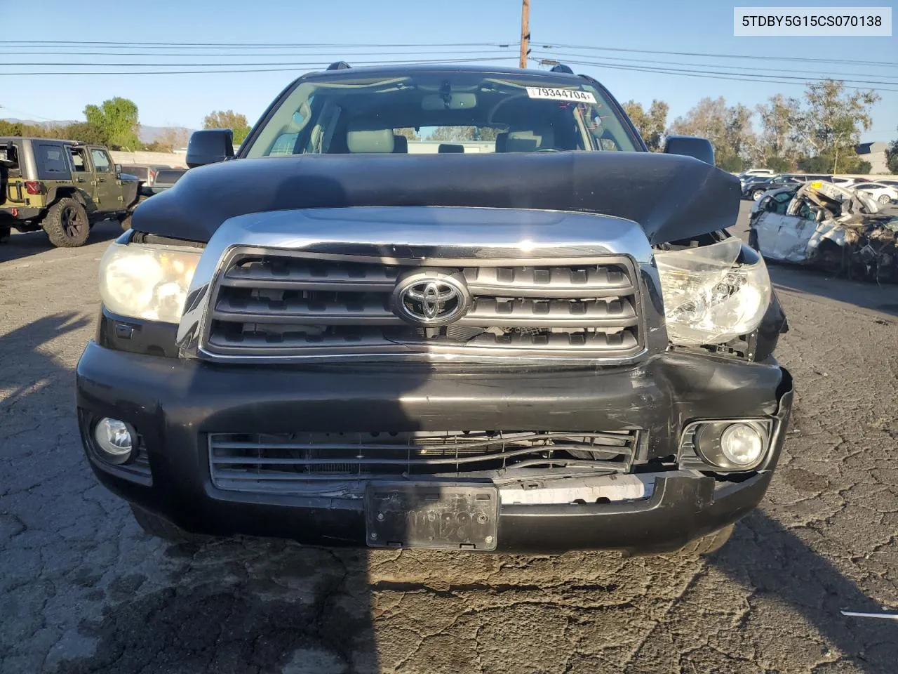 2012 Toyota Sequoia Sr5 VIN: 5TDBY5G15CS070138 Lot: 79344704