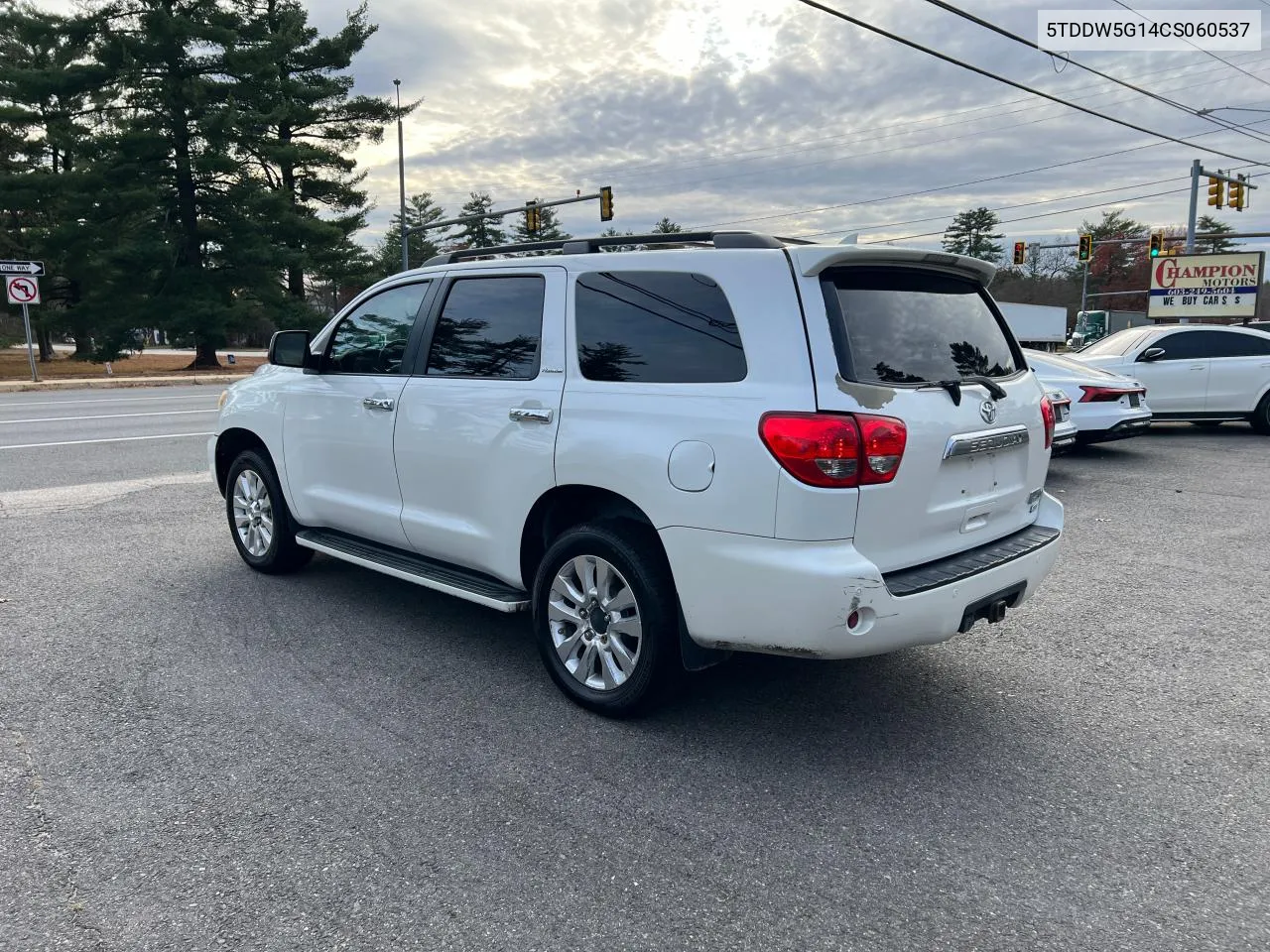 2012 Toyota Sequoia Platinum VIN: 5TDDW5G14CS060537 Lot: 79524154