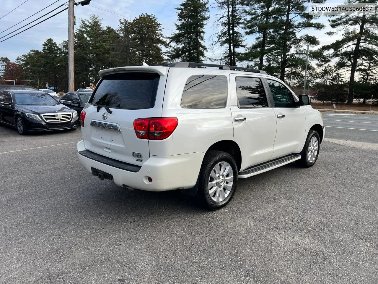 5TDDW5G14CS060537 2012 Toyota Sequoia Platinum