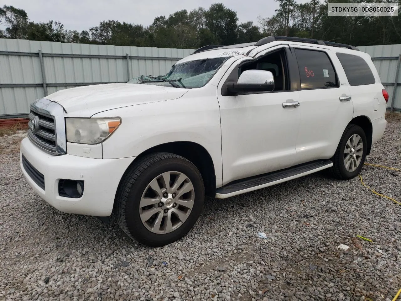 2013 Toyota Sequoia Limited VIN: 5TDKY5G10DS050025 Lot: 75077594