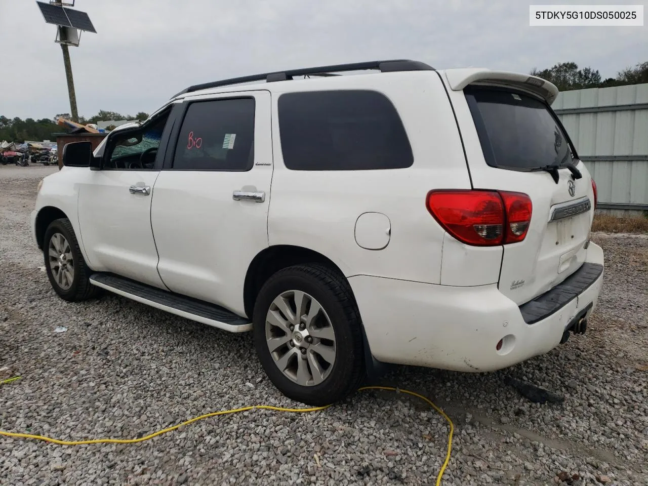 2013 Toyota Sequoia Limited VIN: 5TDKY5G10DS050025 Lot: 75077594