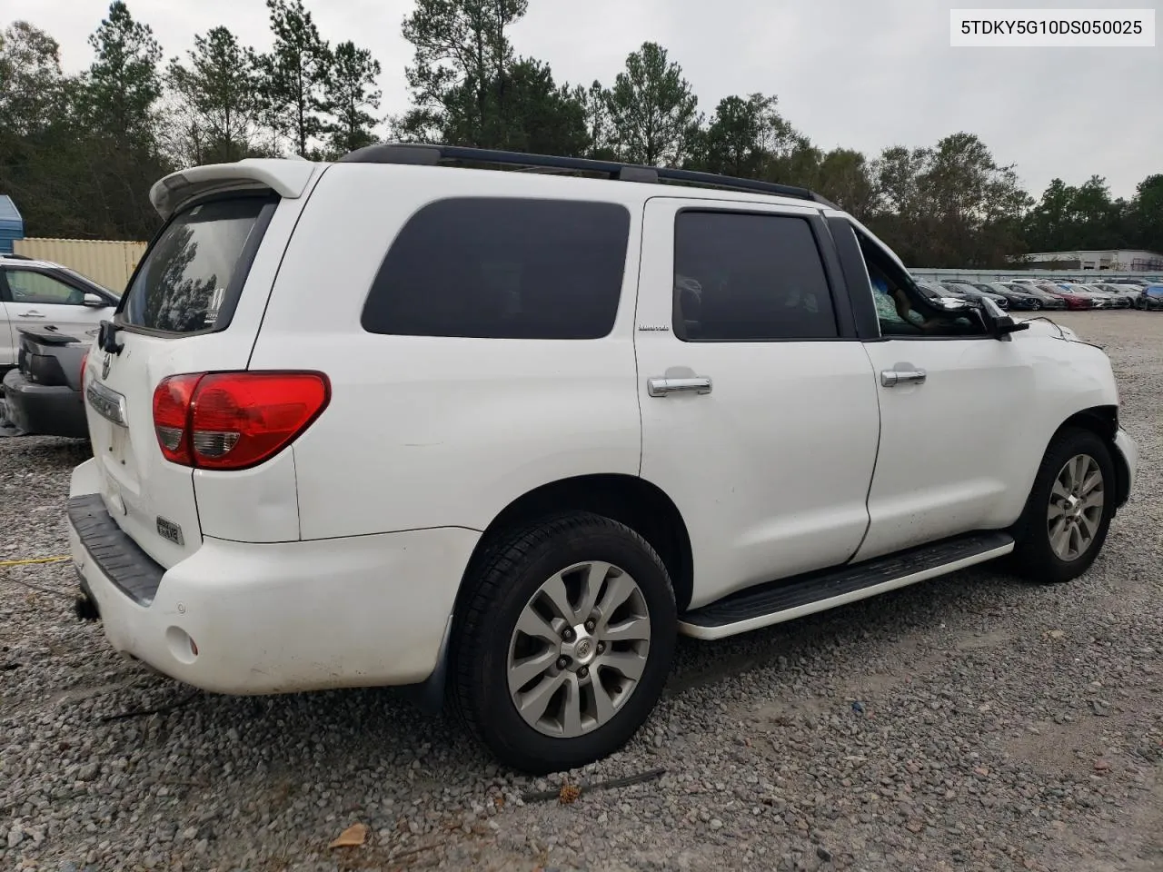 2013 Toyota Sequoia Limited VIN: 5TDKY5G10DS050025 Lot: 75077594