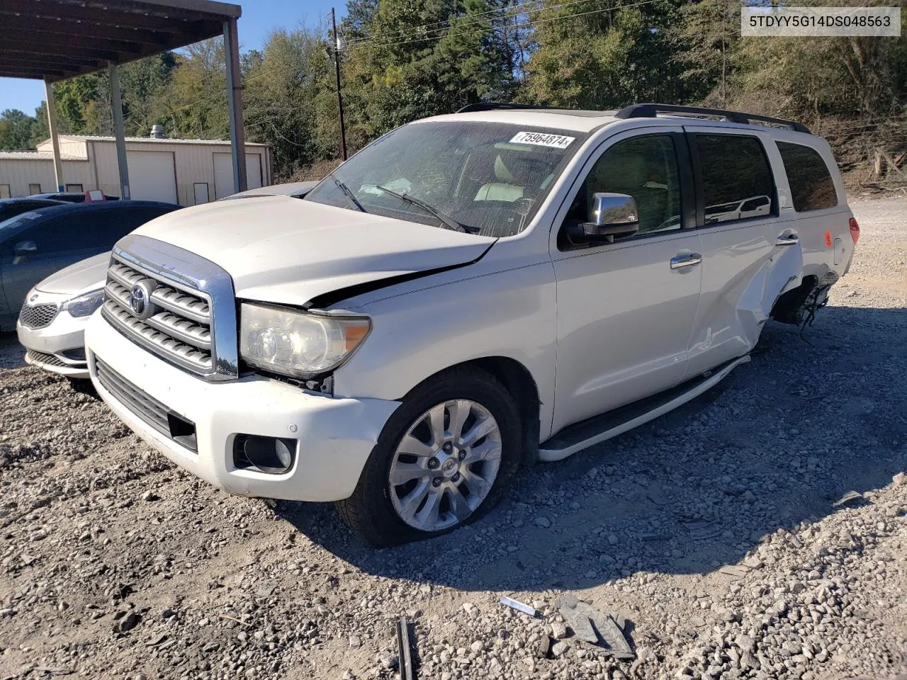 2013 Toyota Sequoia Platinum VIN: 5TDYY5G14DS048563 Lot: 75964874