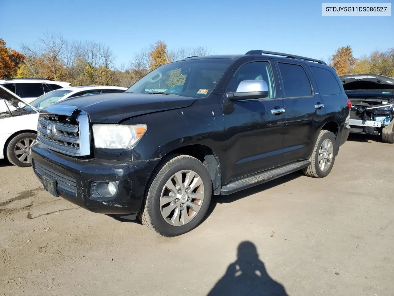 2013 Toyota Sequoia Limited VIN: 5TDJY5G11DS086527 Lot: 77252784