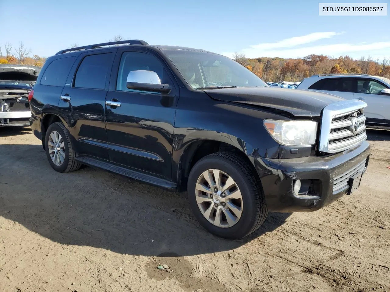 2013 Toyota Sequoia Limited VIN: 5TDJY5G11DS086527 Lot: 77252784