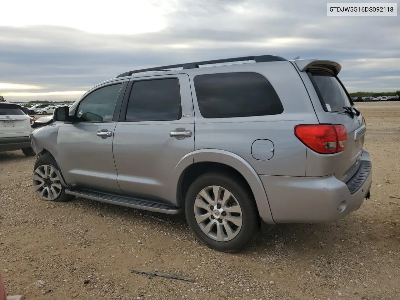 2013 Toyota Sequoia Limited VIN: 5TDJW5G16DS092118 Lot: 79477014