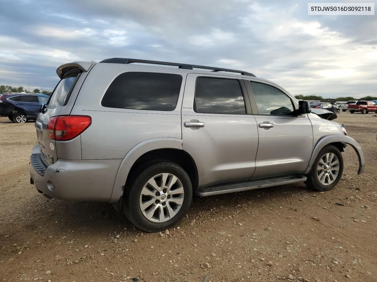 2013 Toyota Sequoia Limited VIN: 5TDJW5G16DS092118 Lot: 79477014