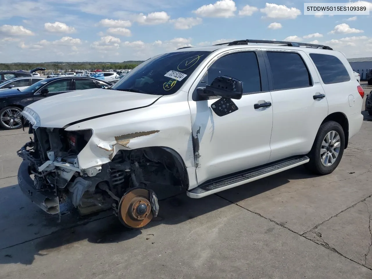 5TDDW5G15ES109389 2014 Toyota Sequoia Platinum