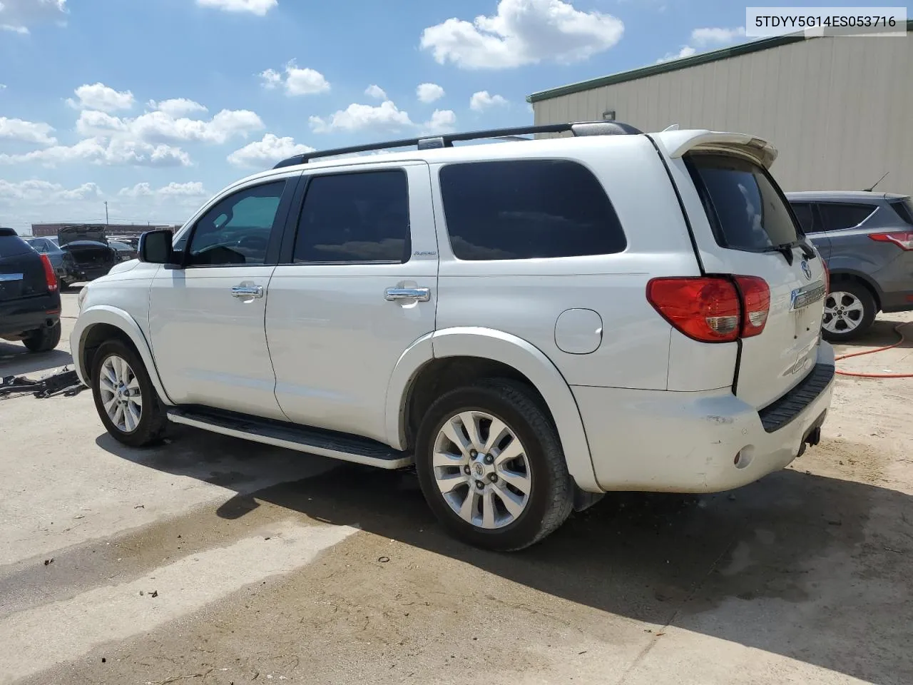 5TDYY5G14ES053716 2014 Toyota Sequoia Platinum