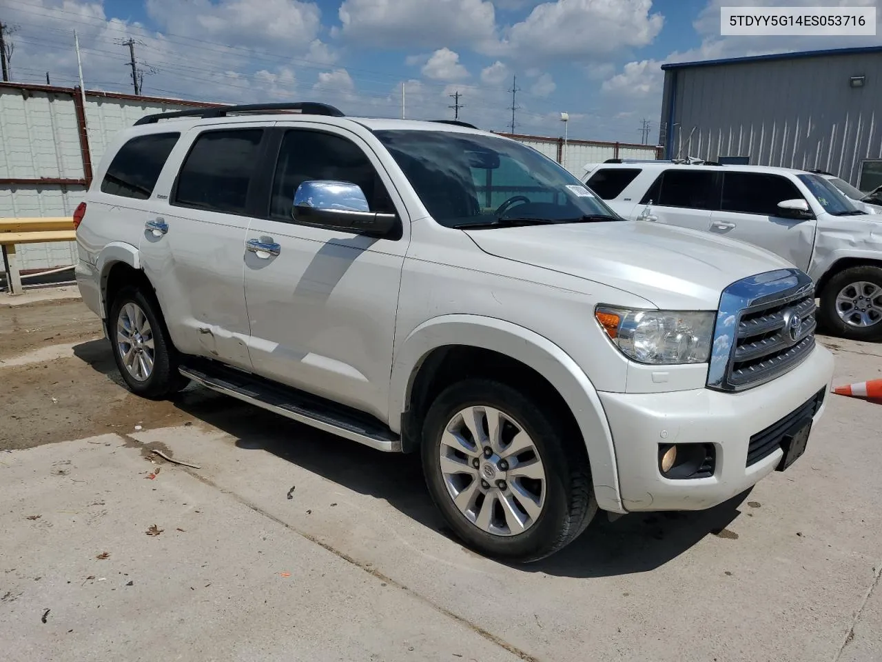 5TDYY5G14ES053716 2014 Toyota Sequoia Platinum