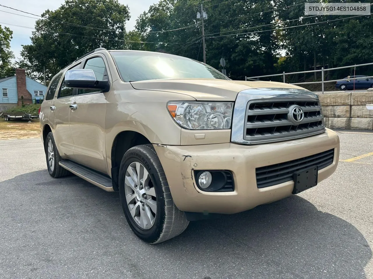 2014 Toyota Sequoia Limited VIN: 5TDJY5G14ES104858 Lot: 72206994