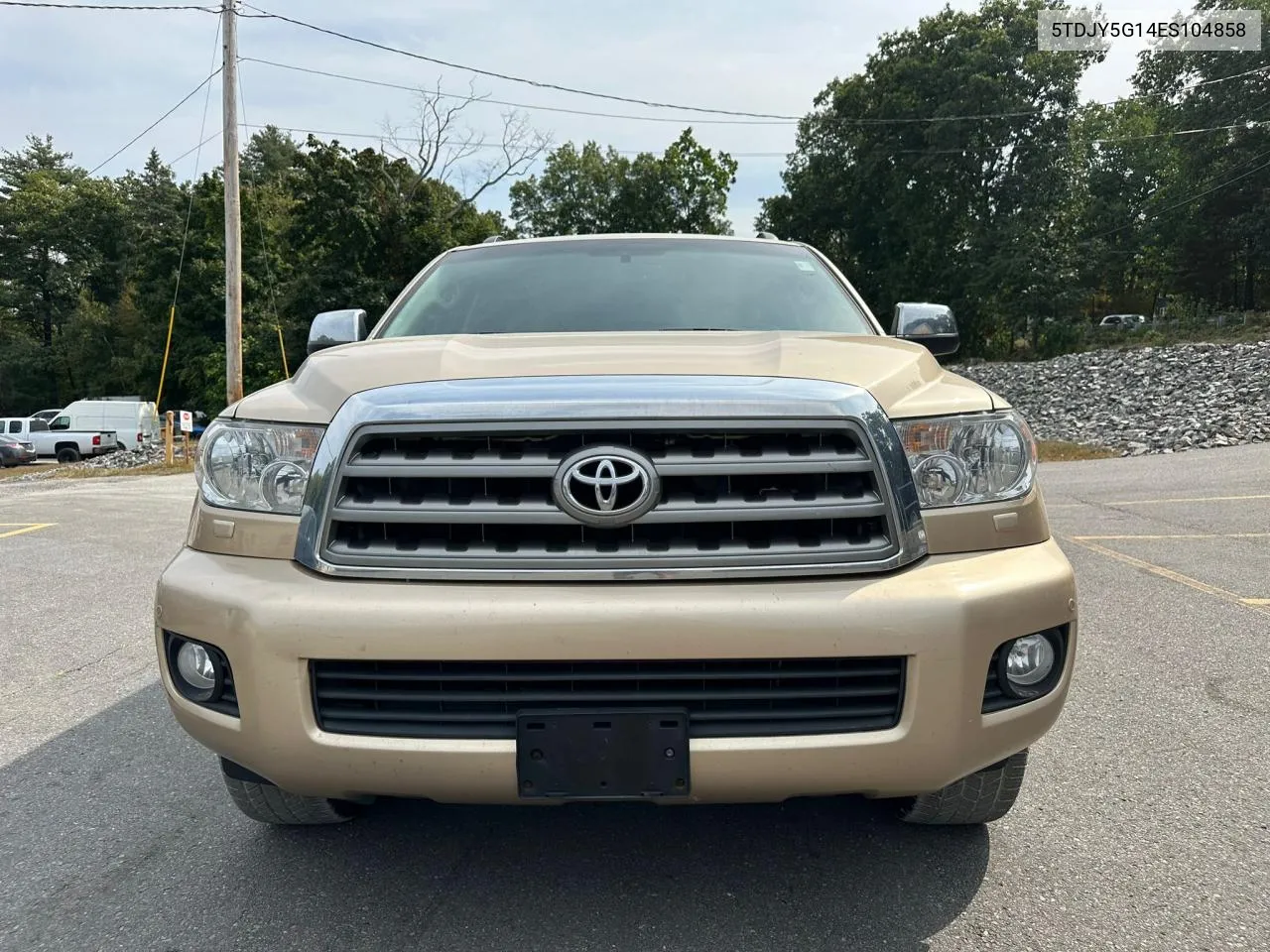 2014 Toyota Sequoia Limited VIN: 5TDJY5G14ES104858 Lot: 72206994