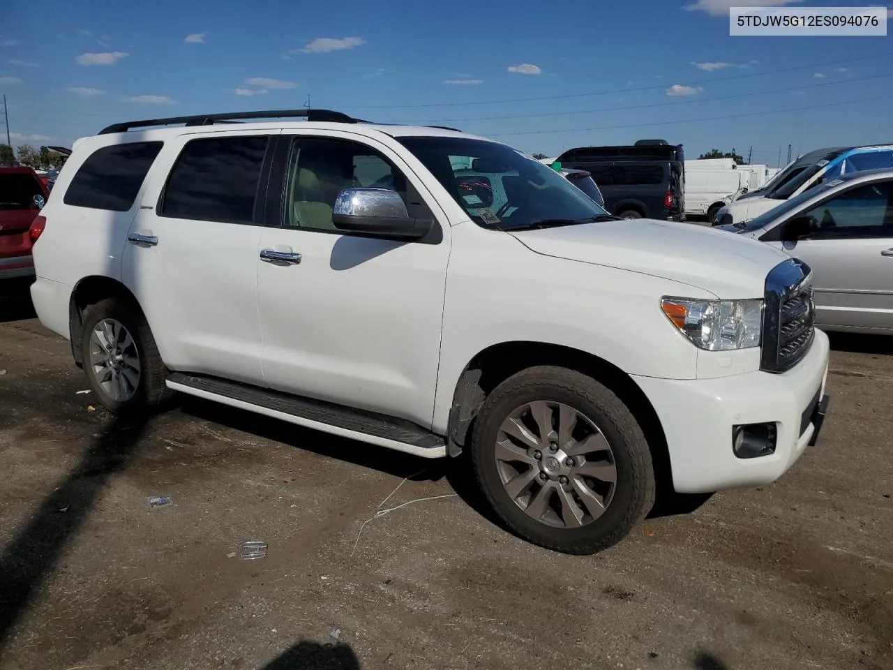 5TDJW5G12ES094076 2014 Toyota Sequoia Limited