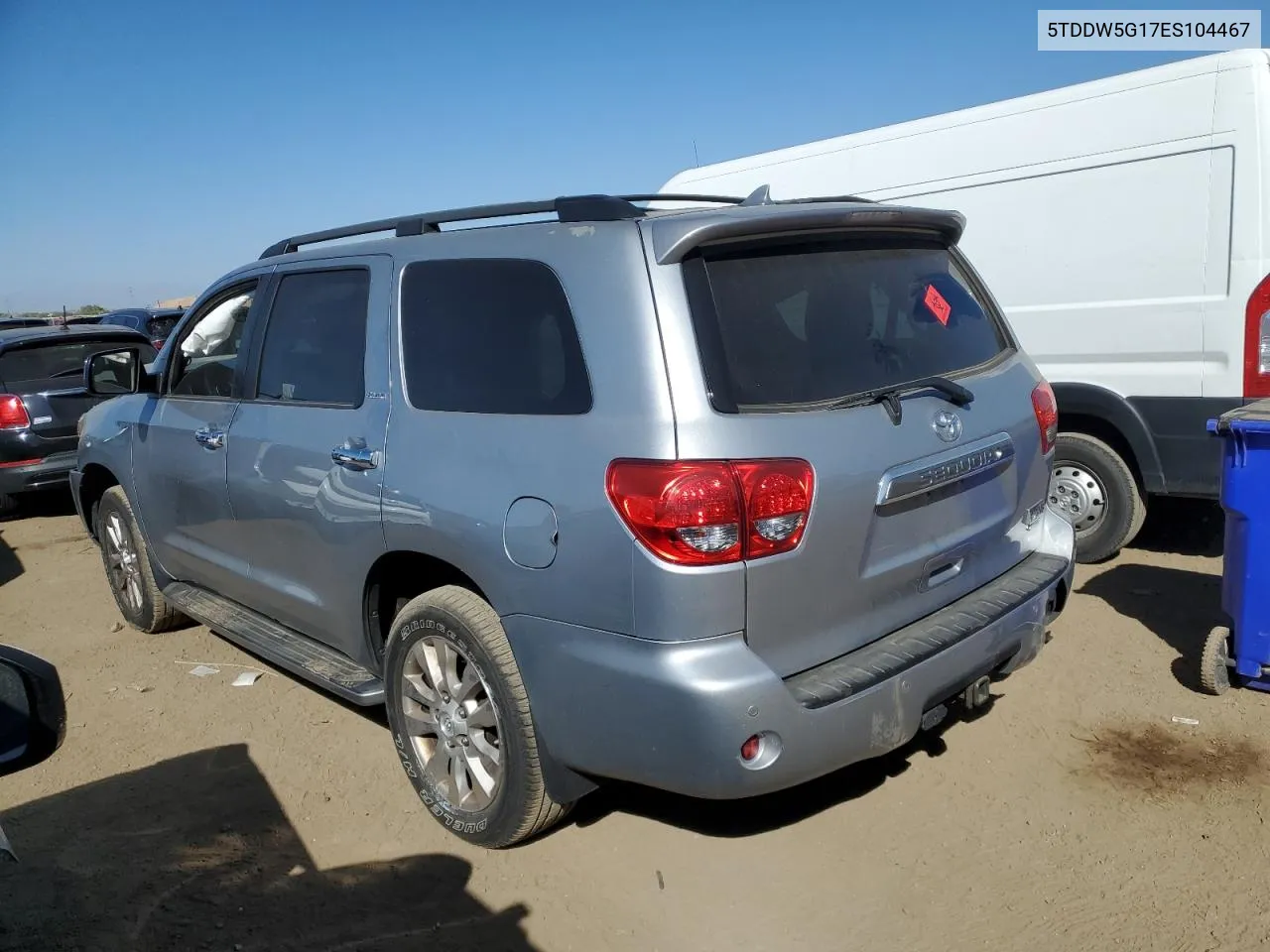 2014 Toyota Sequoia Platinum VIN: 5TDDW5G17ES104467 Lot: 73671604