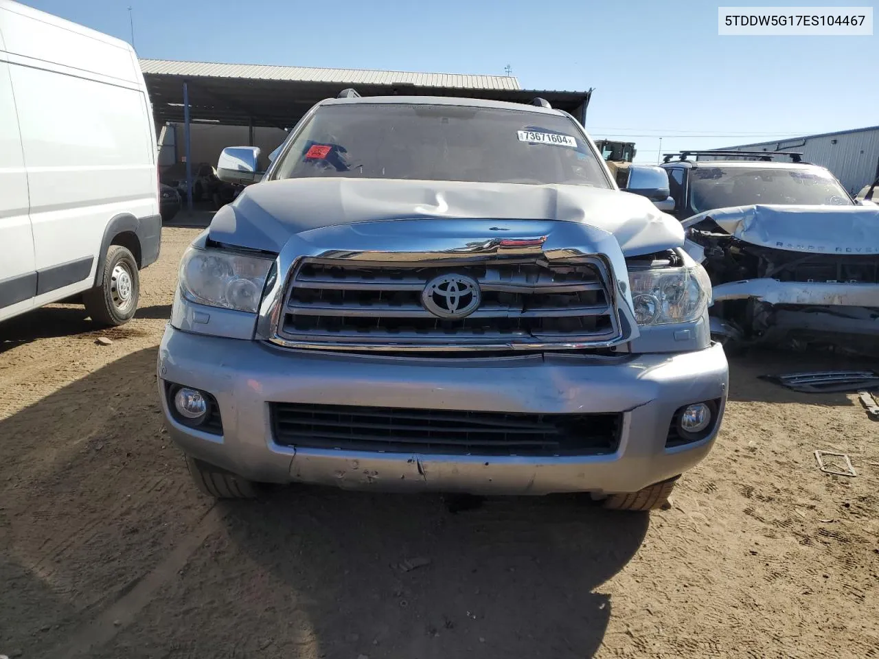 5TDDW5G17ES104467 2014 Toyota Sequoia Platinum