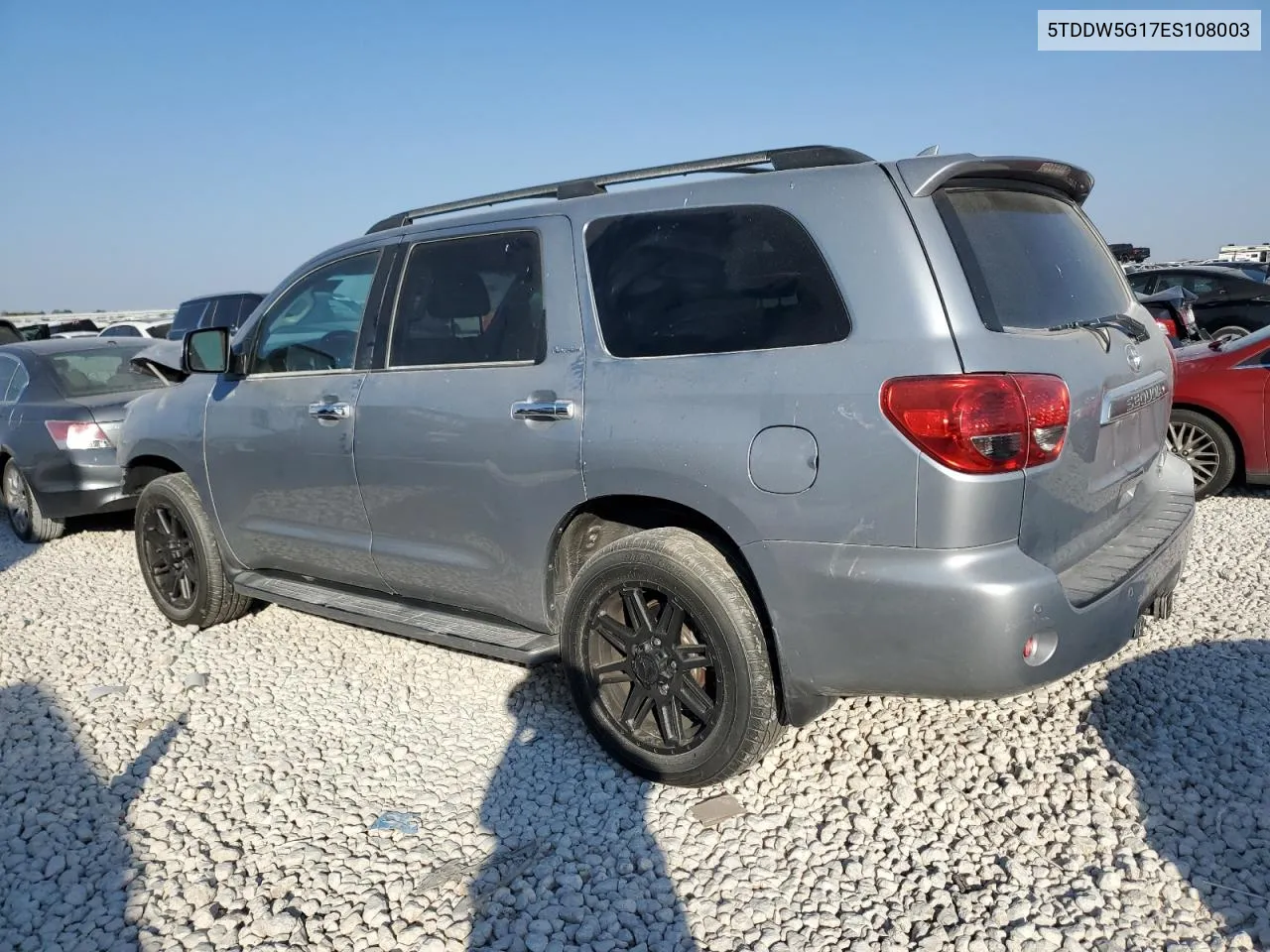 2014 Toyota Sequoia Platinum VIN: 5TDDW5G17ES108003 Lot: 74852714