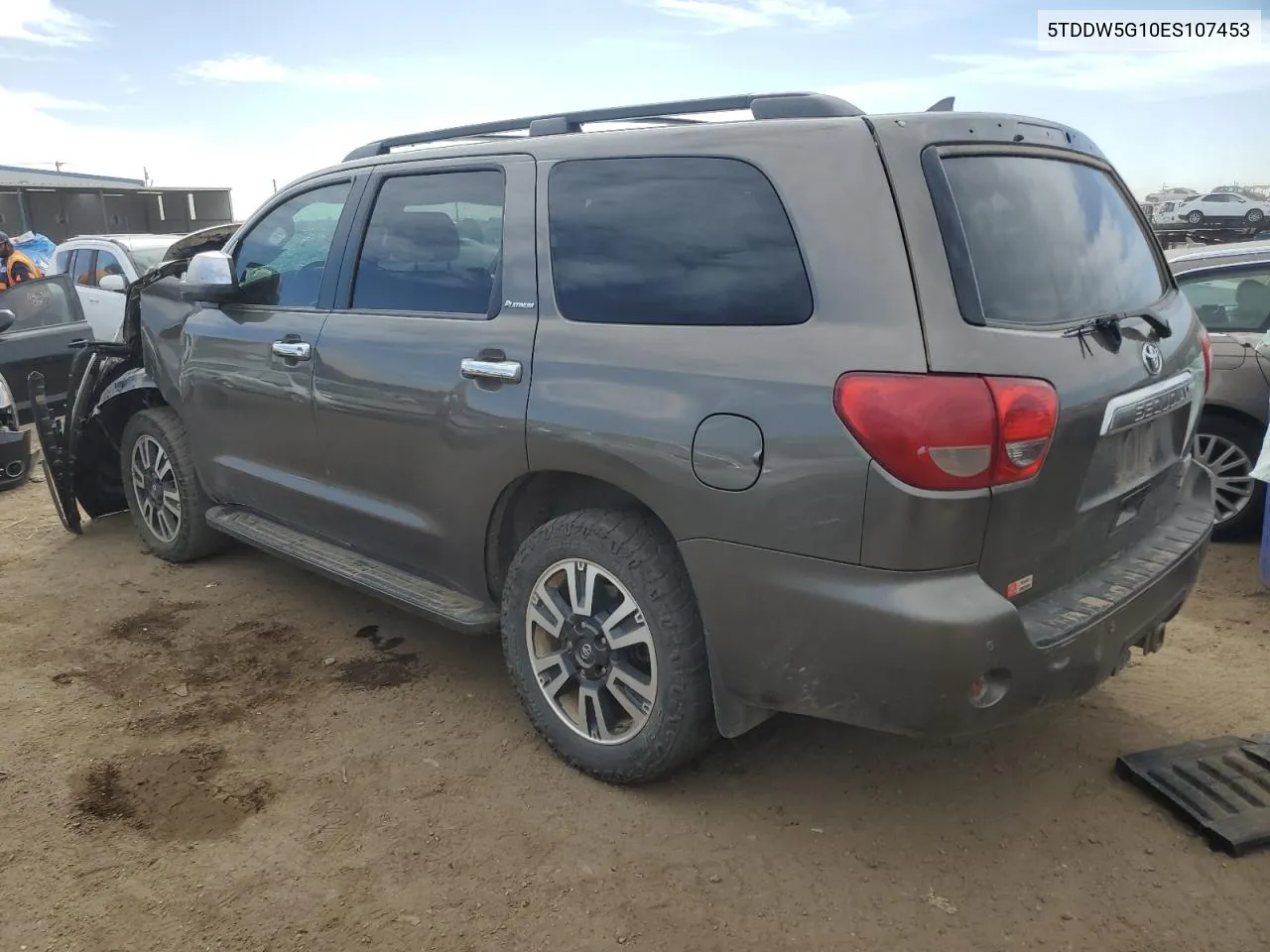 2014 Toyota Sequoia Platinum VIN: 5TDDW5G10ES107453 Lot: 77498514