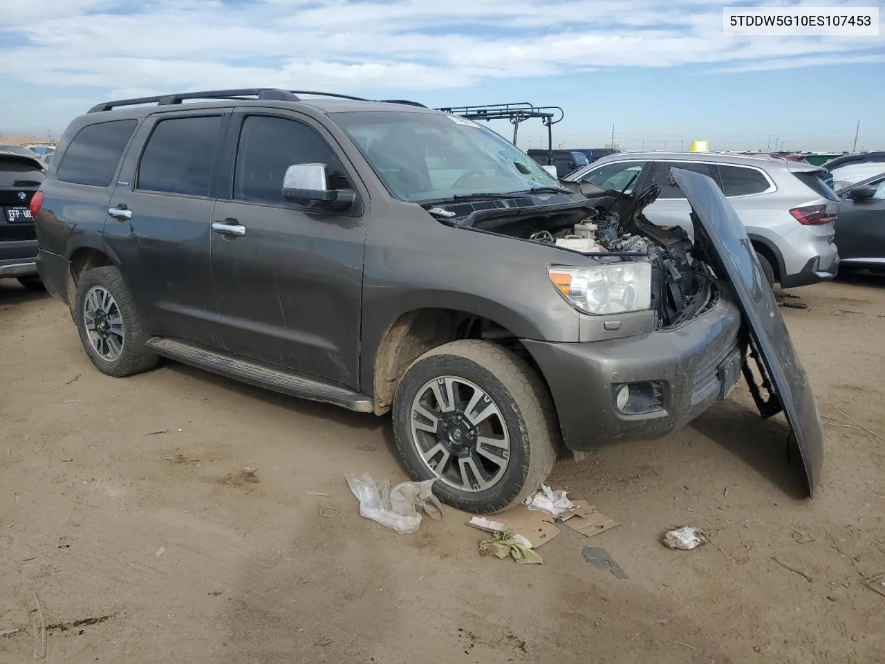 5TDDW5G10ES107453 2014 Toyota Sequoia Platinum