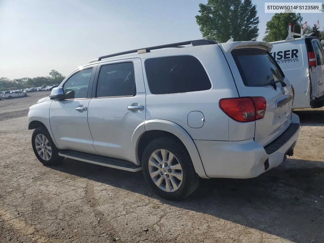 5TDDW5G14FS123589 2015 Toyota Sequoia Platinum