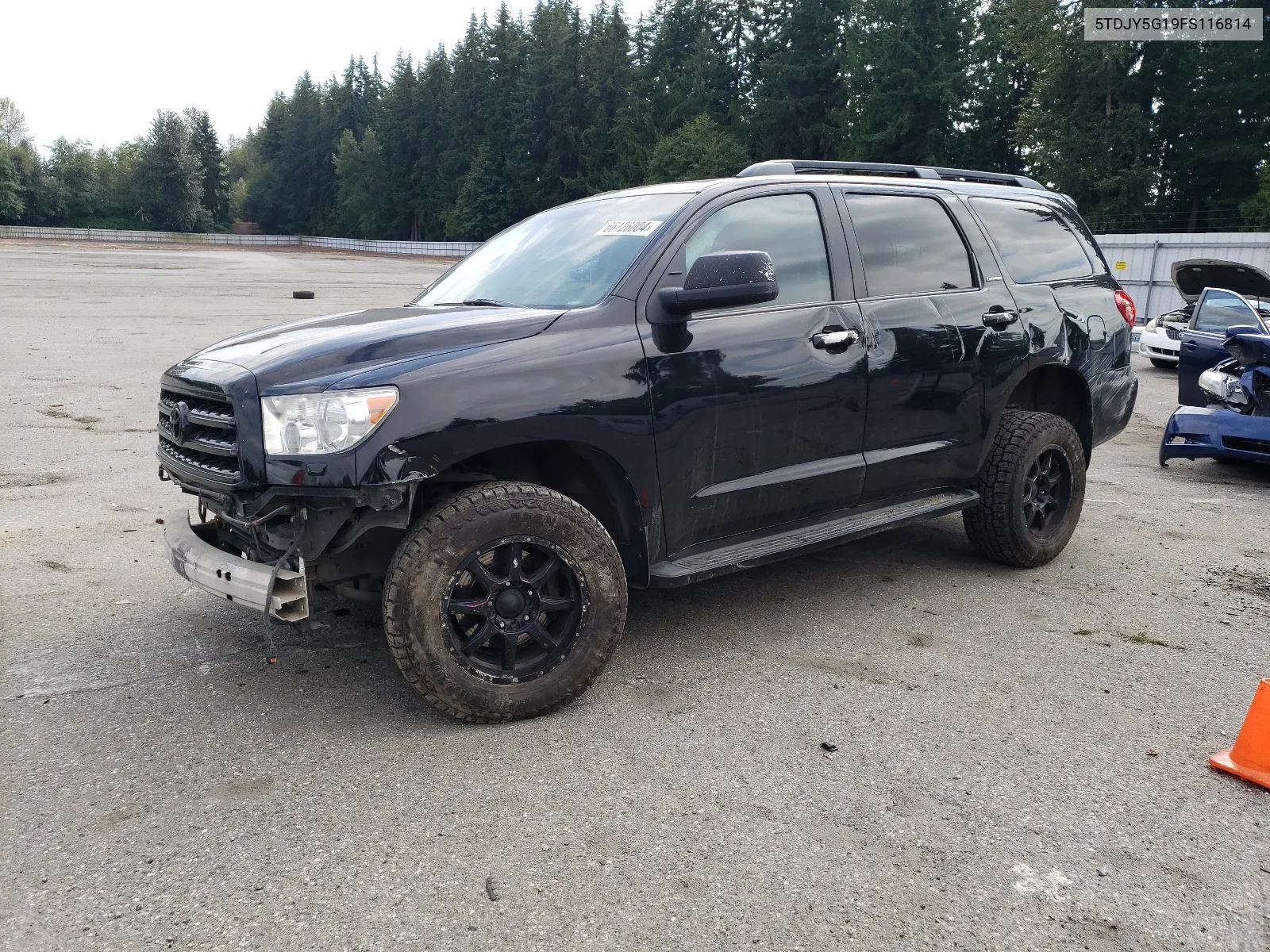 2015 Toyota Sequoia Limited VIN: 5TDJY5G19FS116814 Lot: 66426004