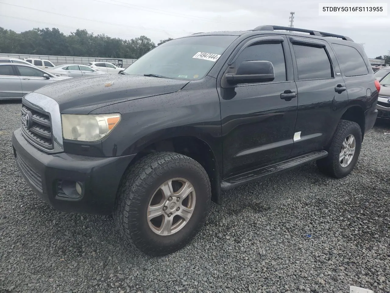 2015 Toyota Sequoia Sr5 VIN: 5TDBY5G16FS113955 Lot: 74947444