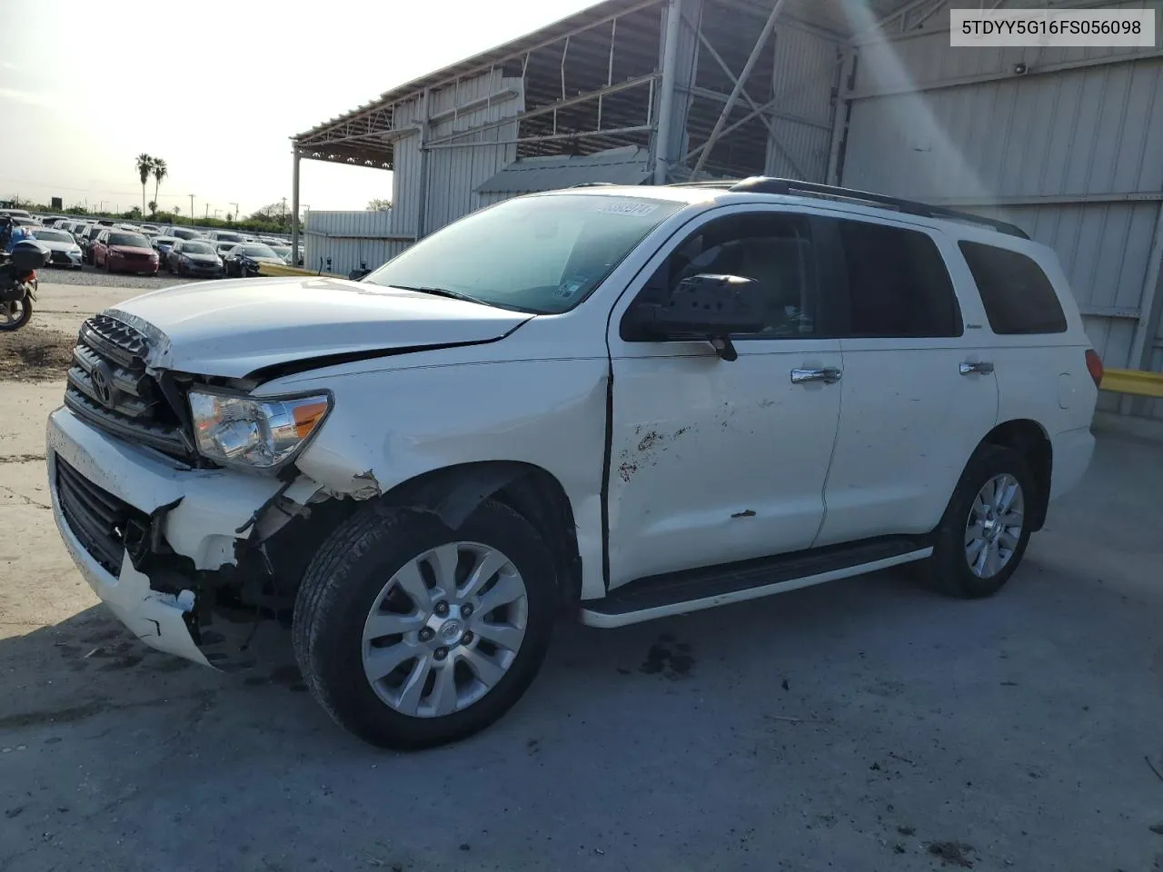 2015 Toyota Sequoia Platinum VIN: 5TDYY5G16FS056098 Lot: 78393074