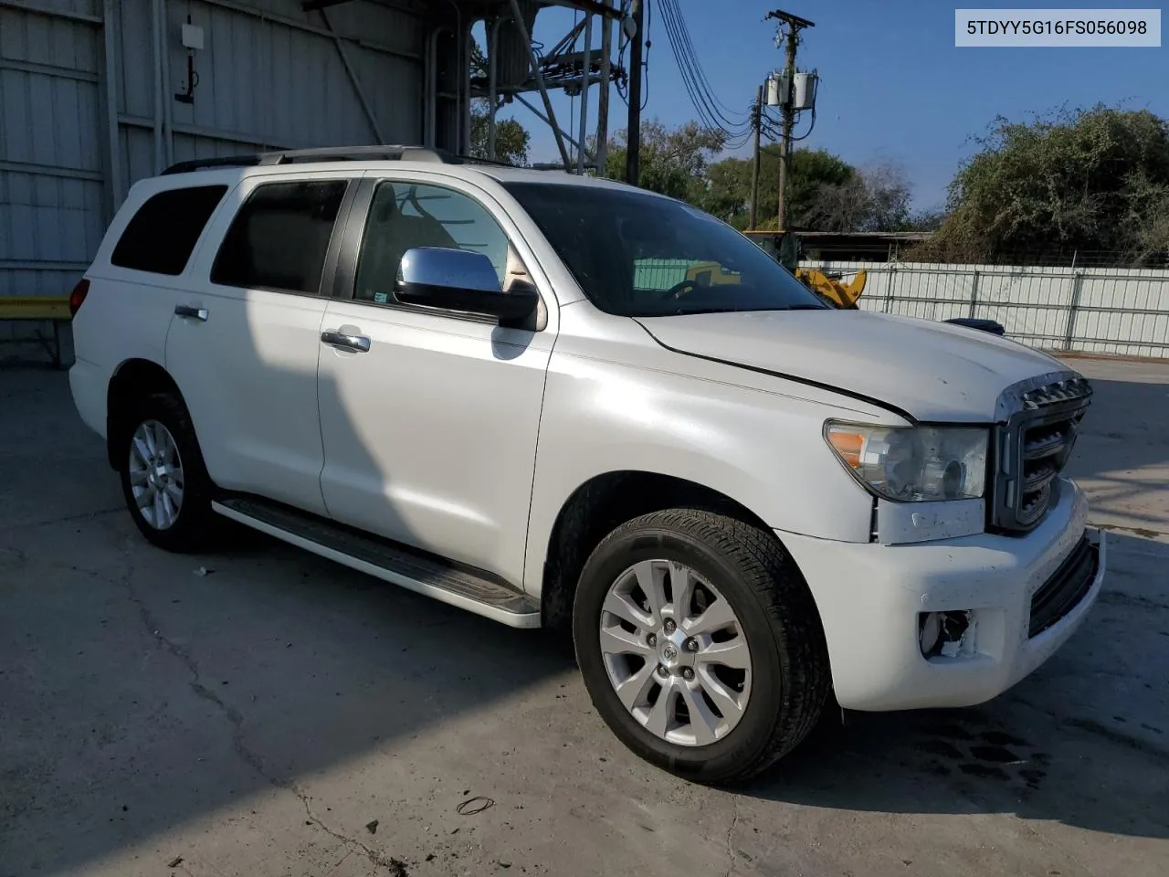 2015 Toyota Sequoia Platinum VIN: 5TDYY5G16FS056098 Lot: 78393074