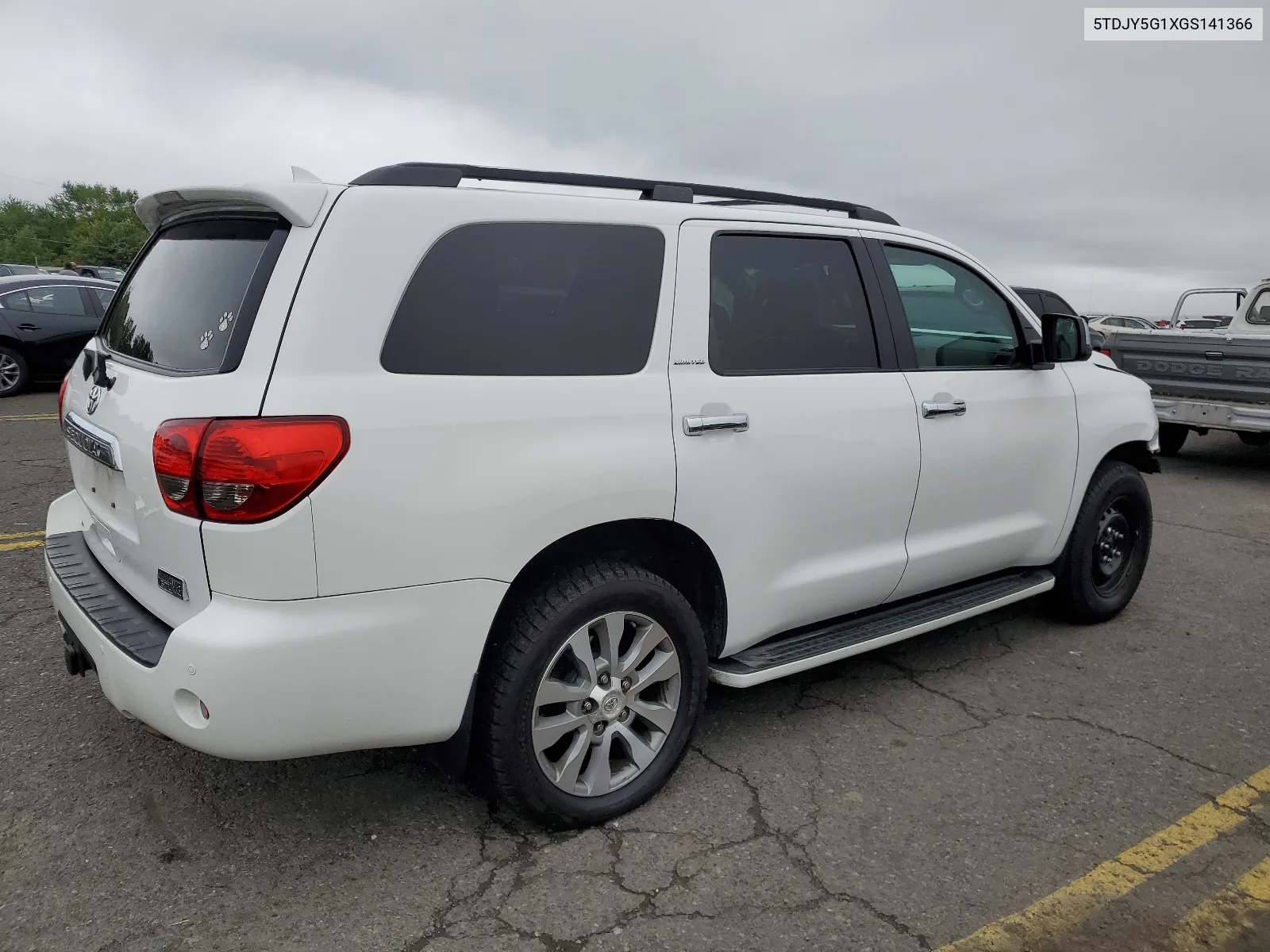 2016 Toyota Sequoia Limited VIN: 5TDJY5G1XGS141366 Lot: 65965924