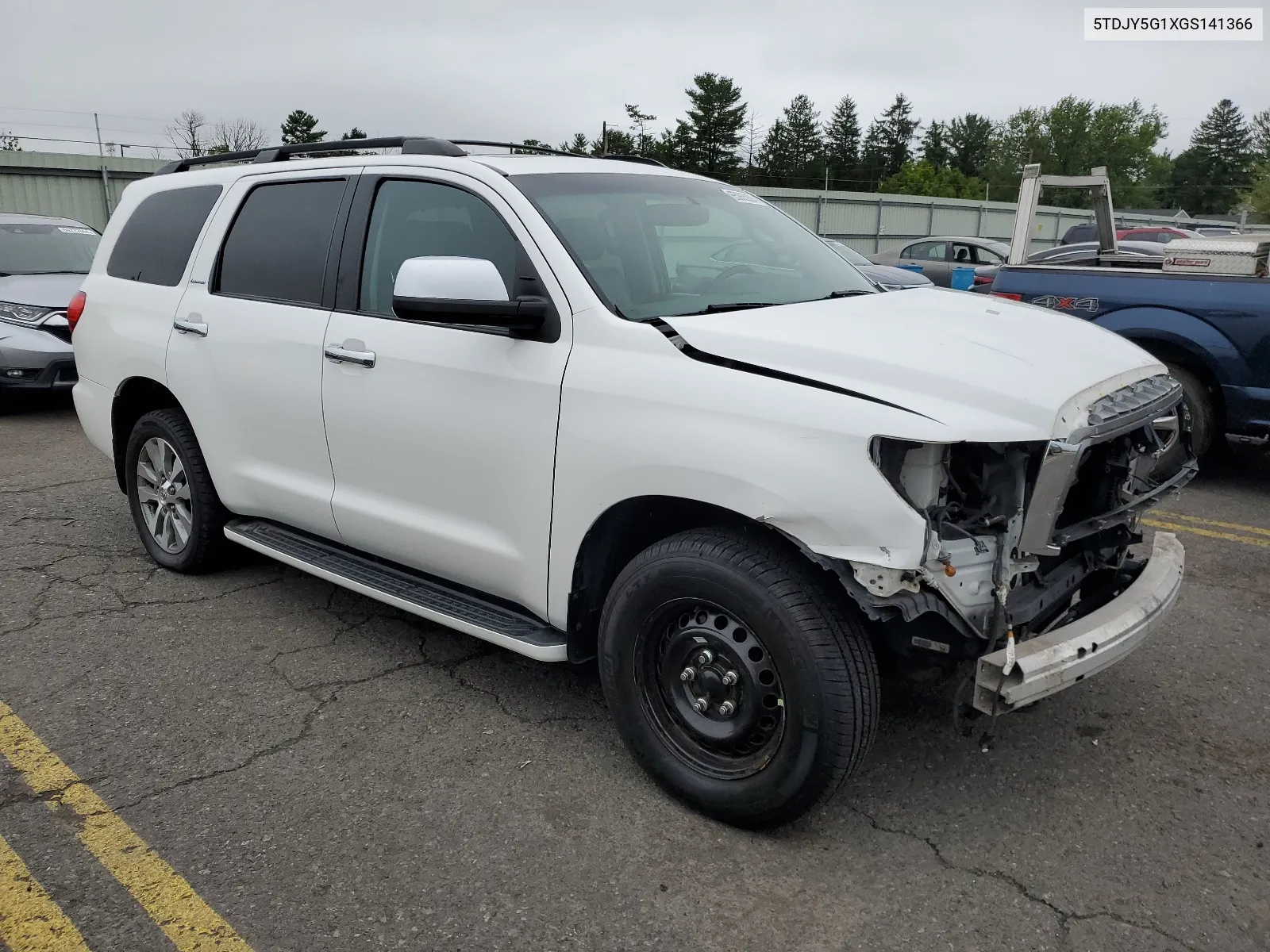 2016 Toyota Sequoia Limited VIN: 5TDJY5G1XGS141366 Lot: 65965924