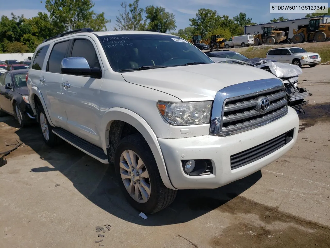 2016 Toyota Sequoia Platinum VIN: 5TDDW5G11GS129349 Lot: 68939034