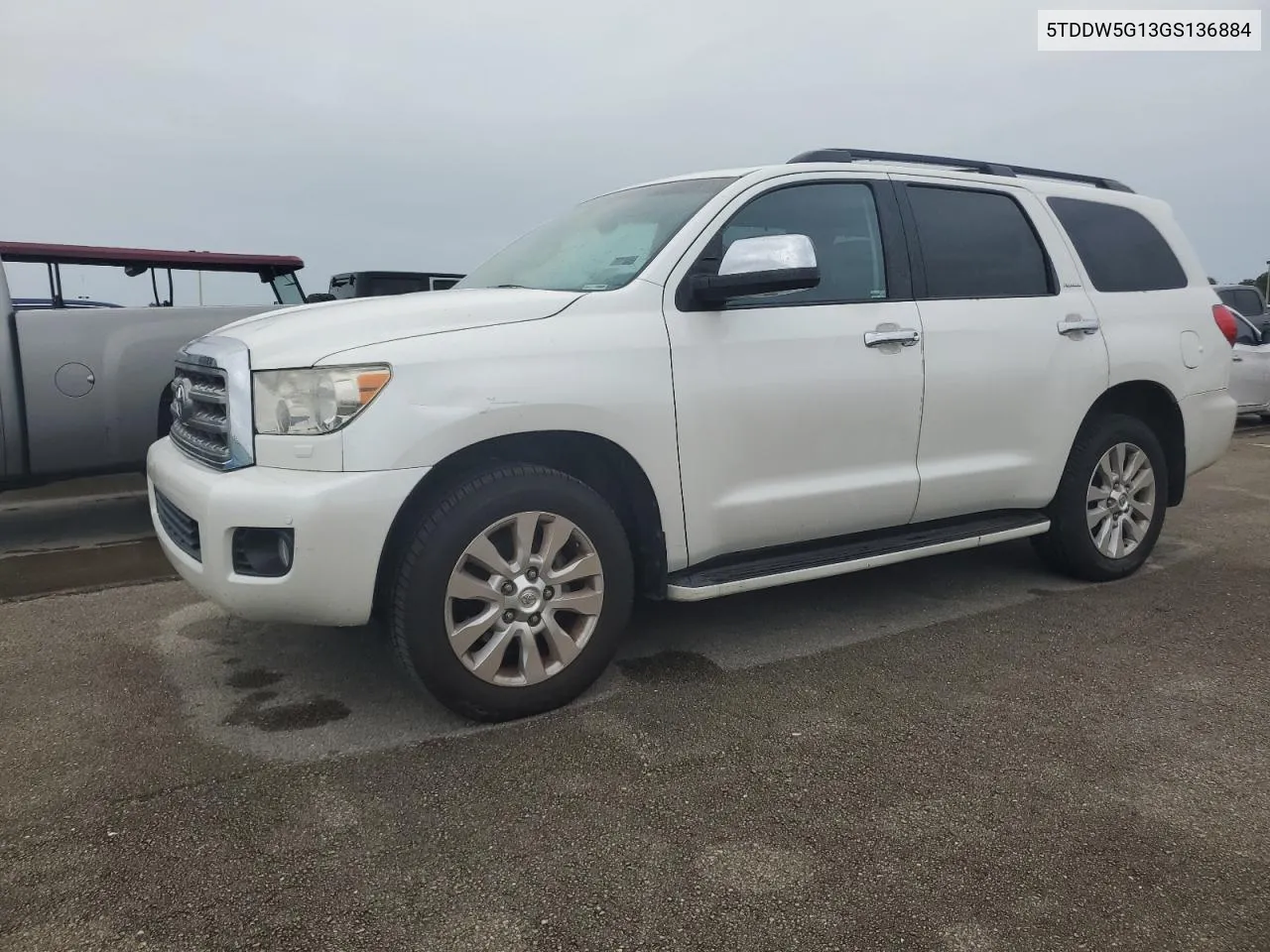 2016 Toyota Sequoia Platinum VIN: 5TDDW5G13GS136884 Lot: 74784484