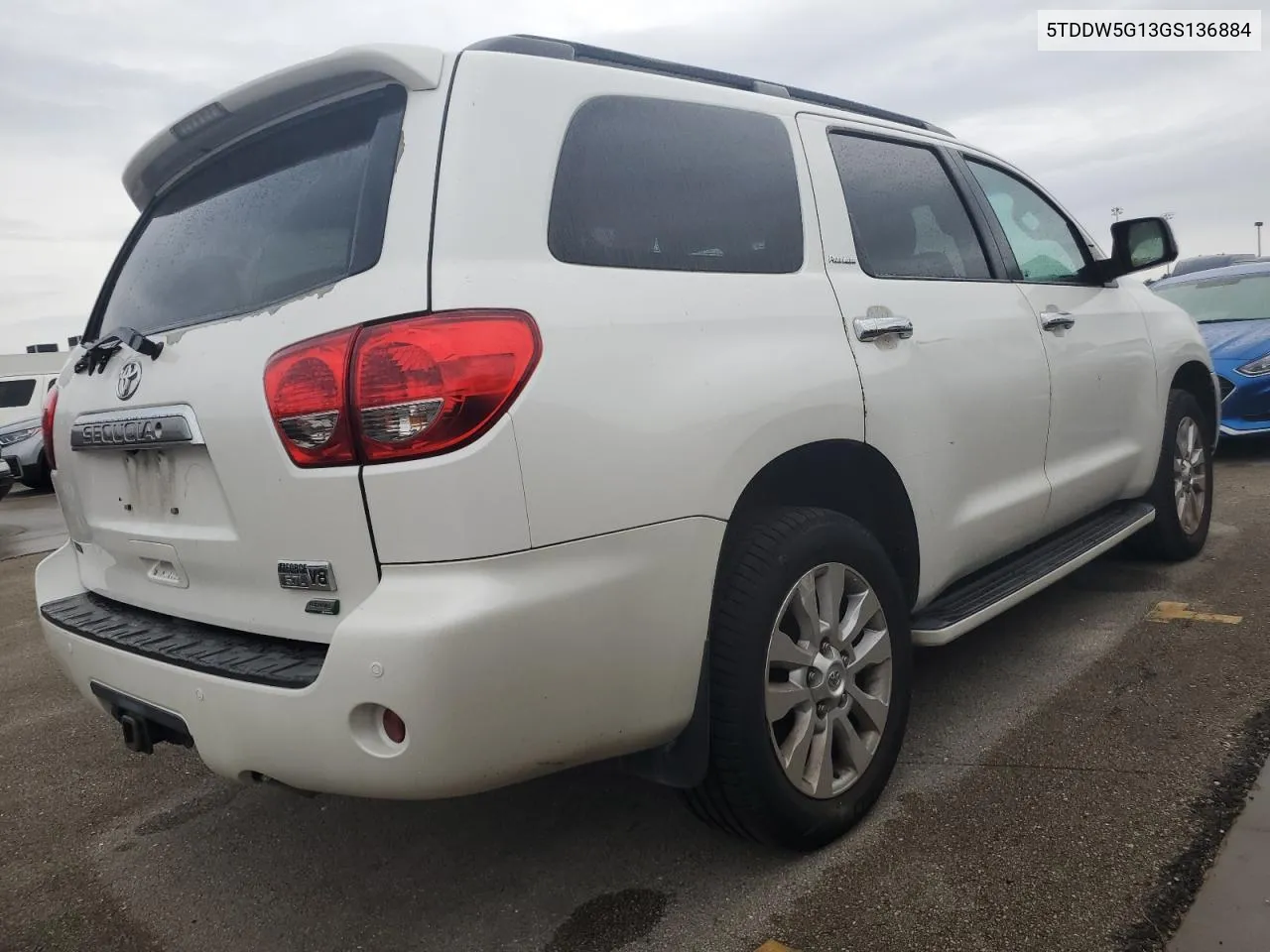 2016 Toyota Sequoia Platinum VIN: 5TDDW5G13GS136884 Lot: 74784484