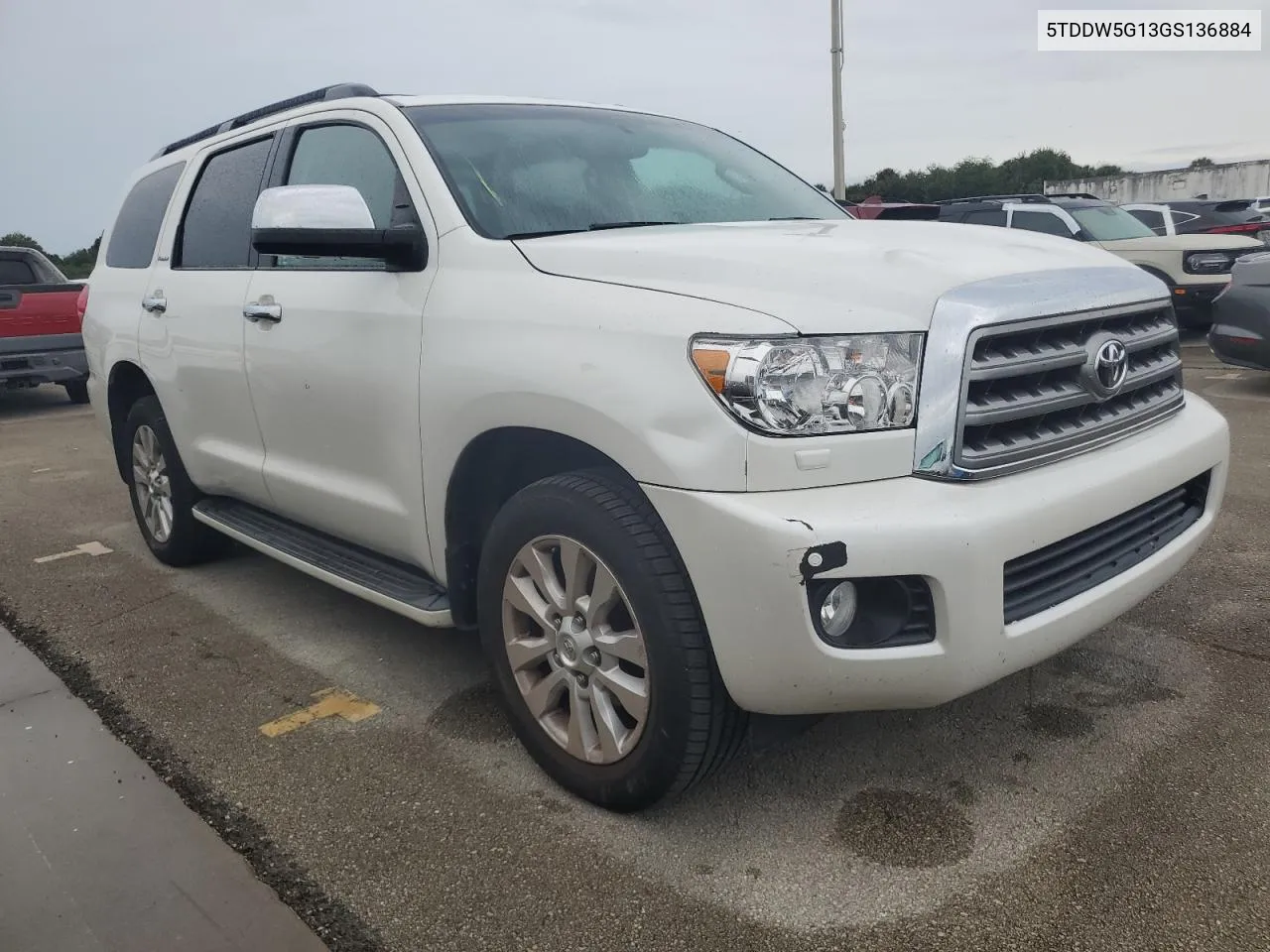 2016 Toyota Sequoia Platinum VIN: 5TDDW5G13GS136884 Lot: 74784484