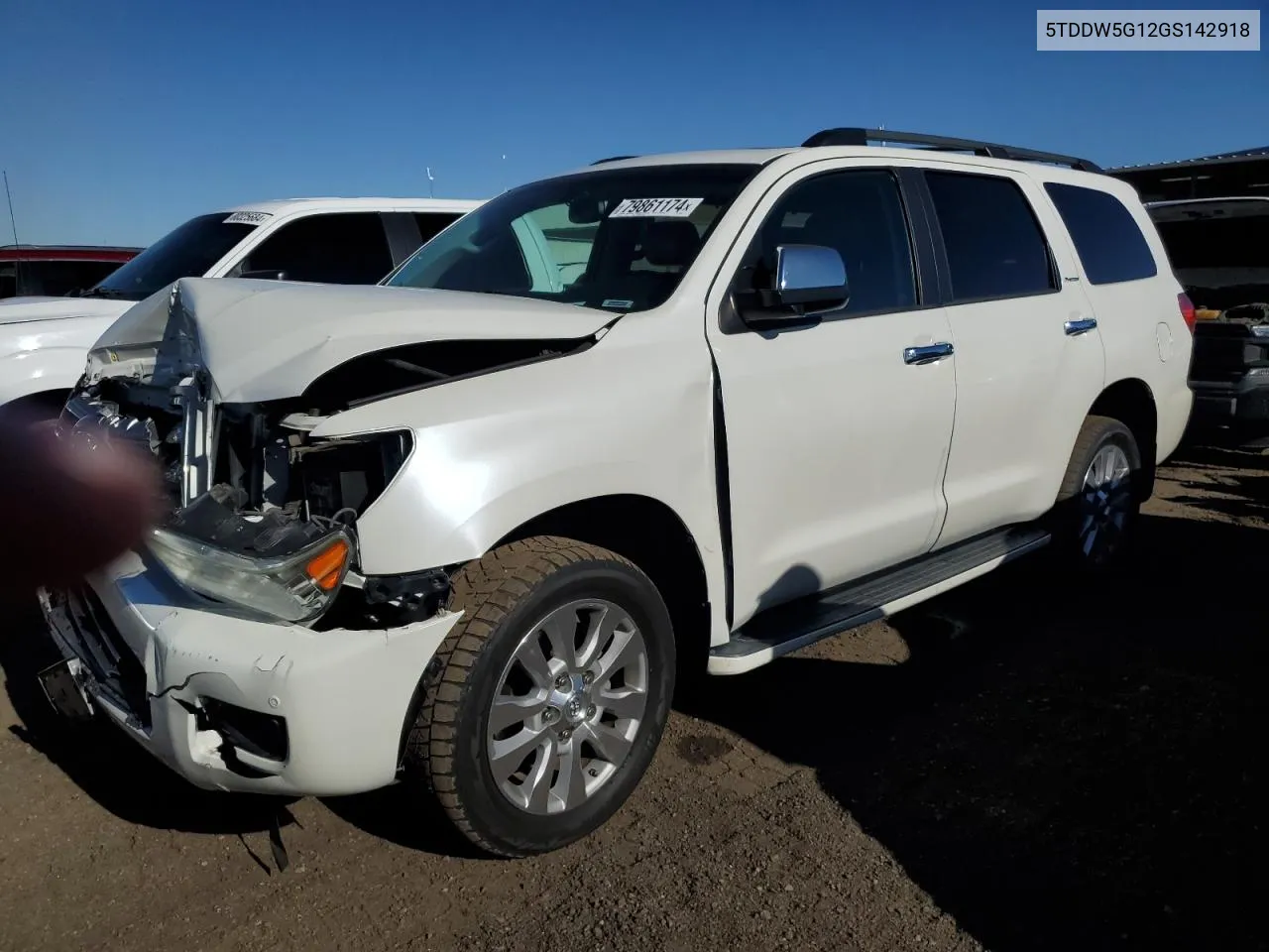 2016 Toyota Sequoia Platinum VIN: 5TDDW5G12GS142918 Lot: 79861174