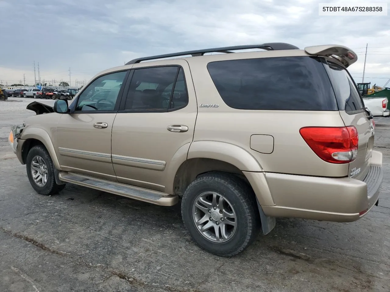 2017 Toyota Sequoia Limited VIN: 5TDBT48A67S288358 Lot: 71980114