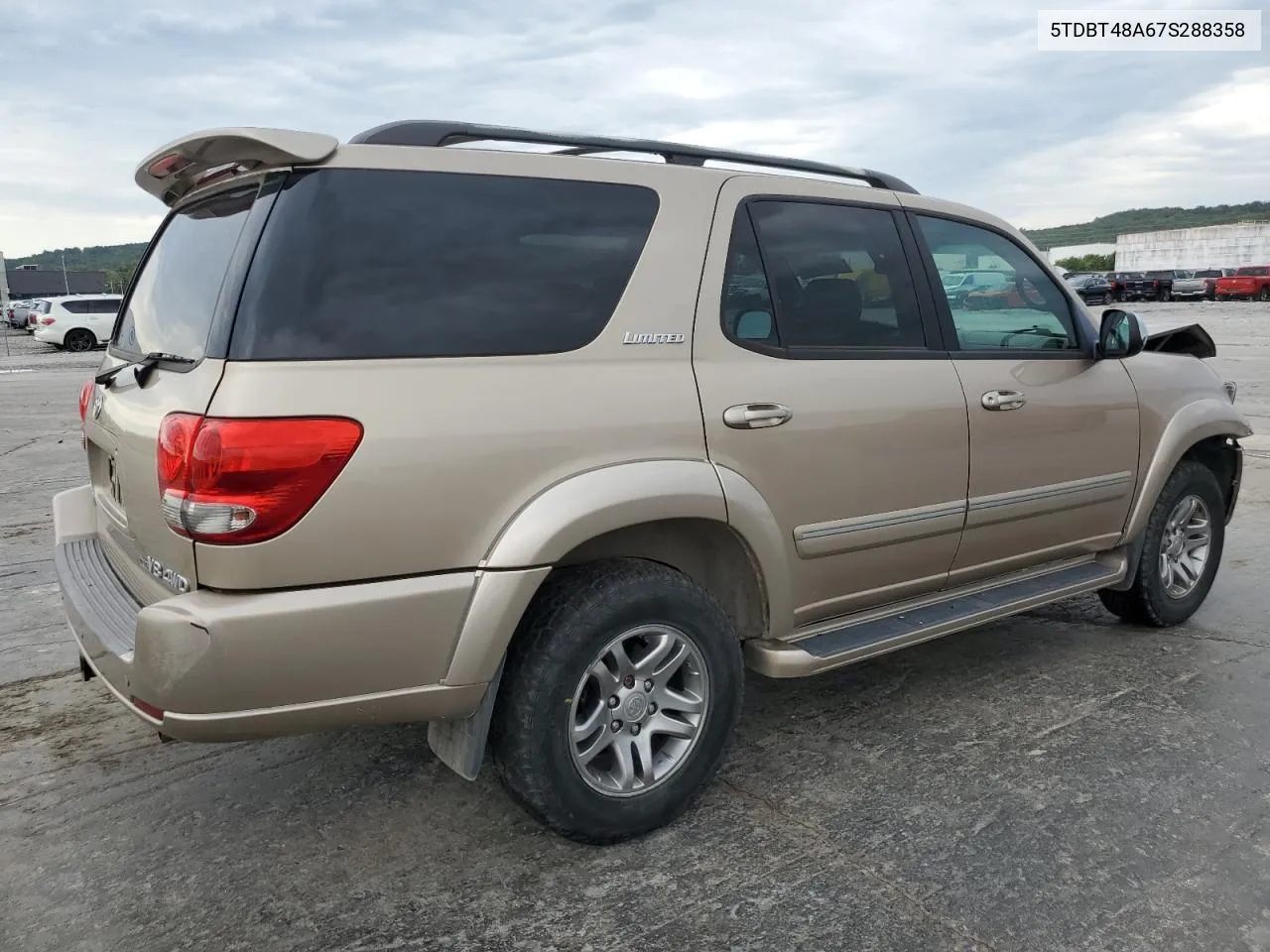 2017 Toyota Sequoia Limited VIN: 5TDBT48A67S288358 Lot: 71980114