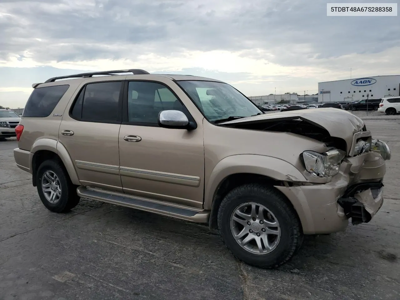 2017 Toyota Sequoia Limited VIN: 5TDBT48A67S288358 Lot: 71980114