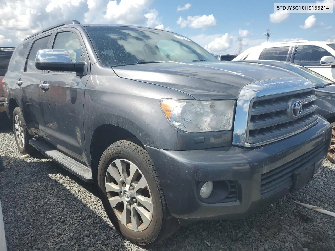 2017 Toyota Sequoia Limited VIN: 5TDJY5G10HS155214 Lot: 73857264